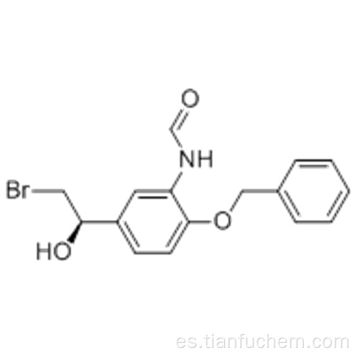 Formamida, N- [5 - [(1R) -2-bromo-1-hidroxietil] -2- (fenilmetoxi) fenil] CAS 201677-59-0